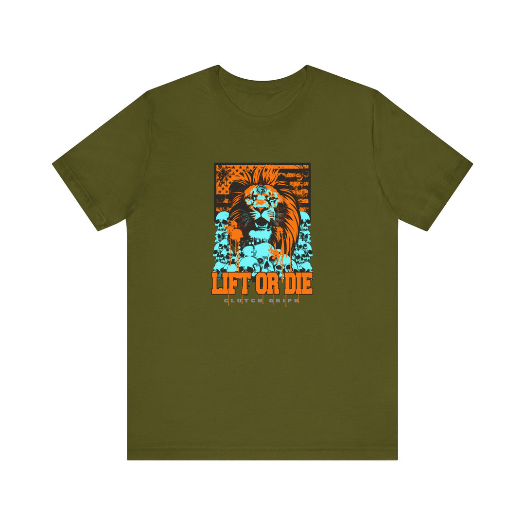 LION HEART FREEDOM TEE MIAMI AQUA ORANGE /LIFT OR DIE