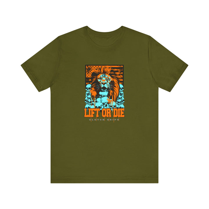 LION HEART FREEDOM TEE MIAMI AQUA ORANGE /LIFT OR DIE