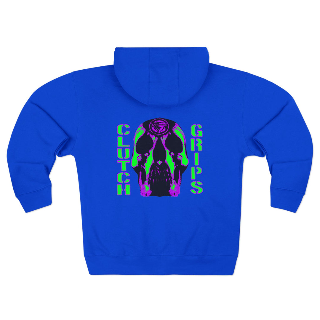 CG SKULLATOR PURPLE GREEN /CLUTCH GRIPS ZIP UP