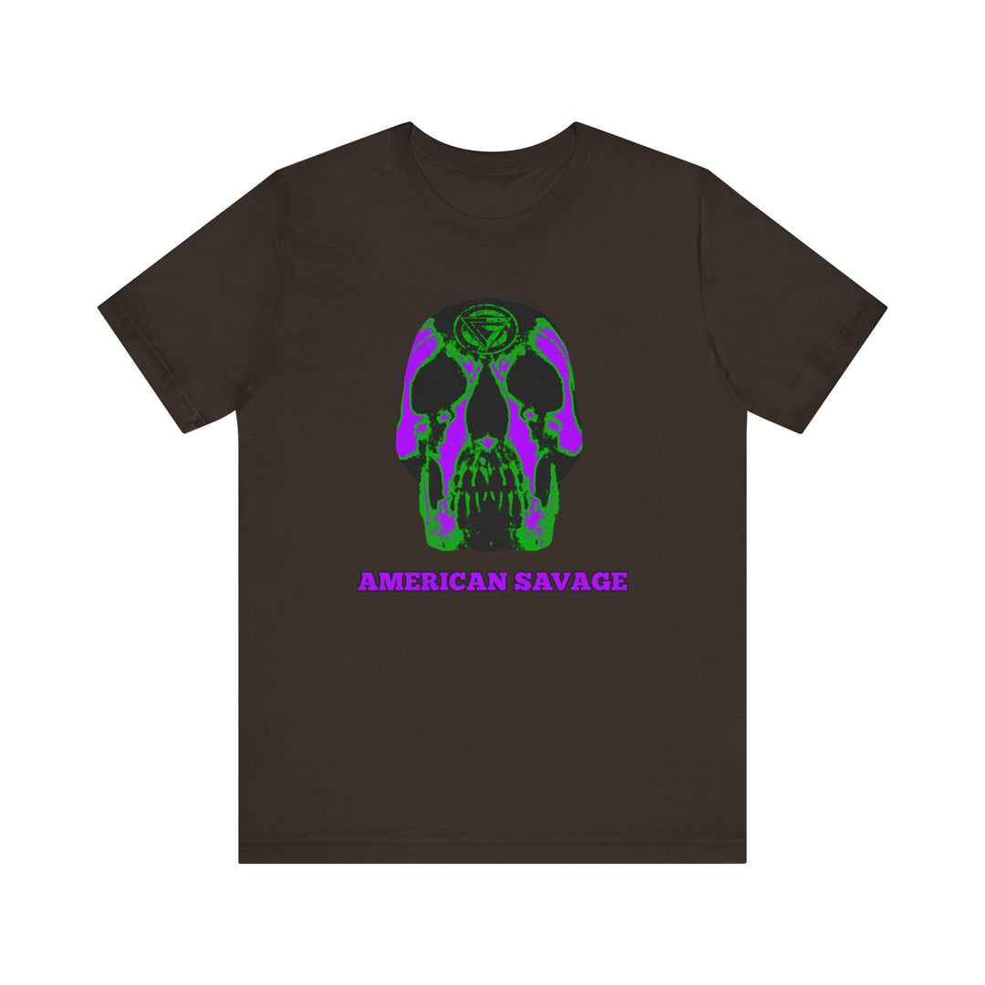 SKULLATOR PURPLE GREEN  /AMERICAN SAVAGE