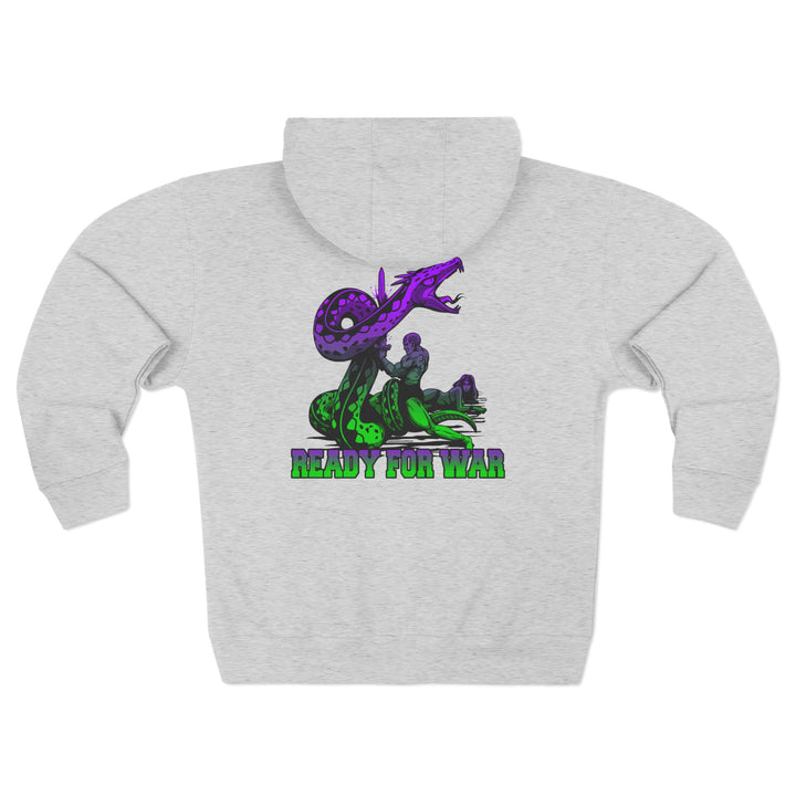 CG SERPENT SLAYER PURPLE GREEN /READY FOR WAR ZIP UP