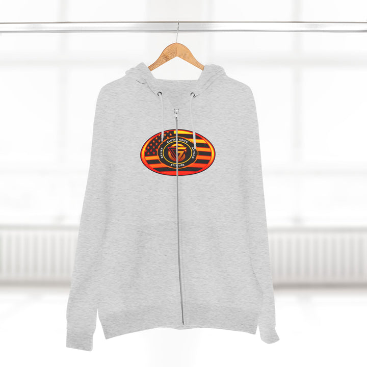 CG TIGER VS TIGER ORANGE RED FADE /CLUTCHGRIPS ZIP UP