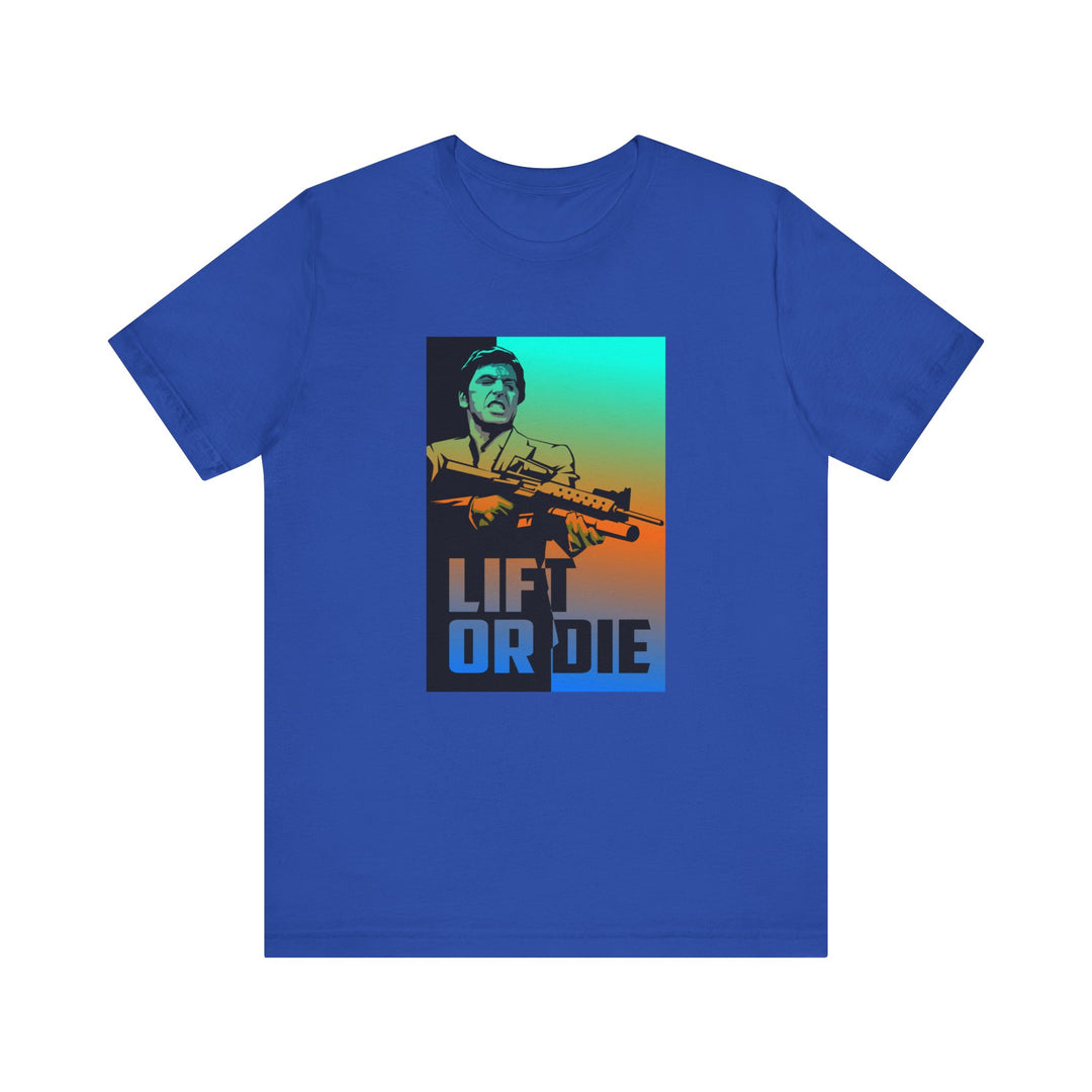 CG BLUE ORANGE AQUA MAN VS MAN /LIFT OR DIE