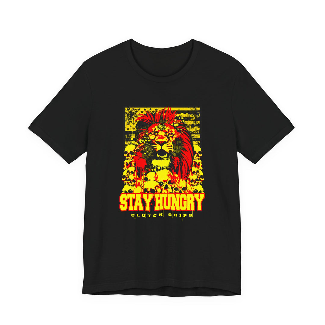 LION HEART YELLOW RED BLACK /STAY HUNGRY