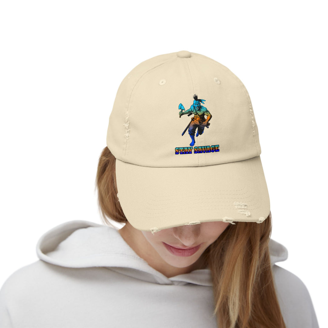 MAC BRAVE BLUE ORANGE AQUA /STAY SAVAGE CAP