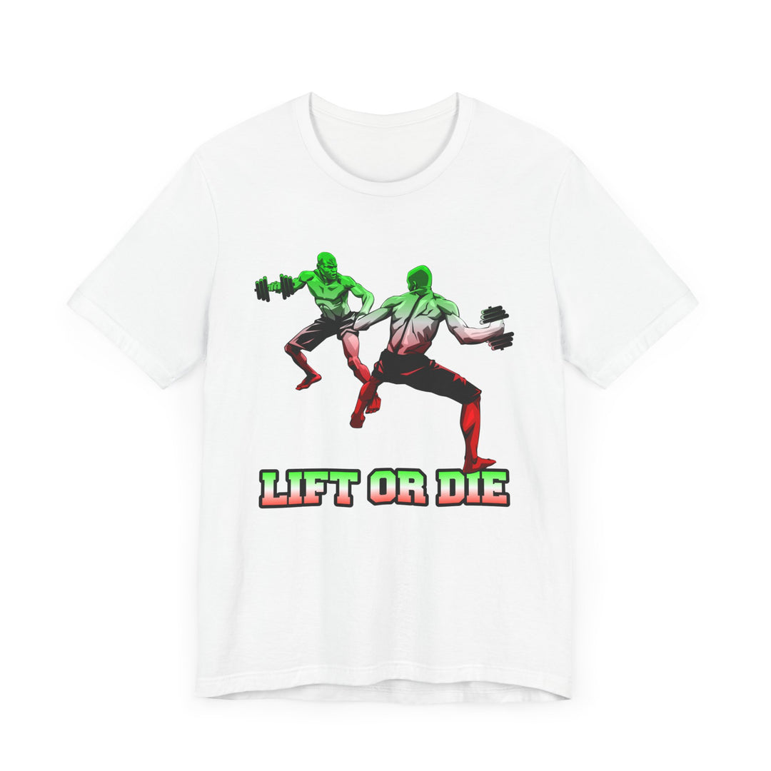 CG RED WHITE GREEN MAN VS MAN /LIFT OR DIE