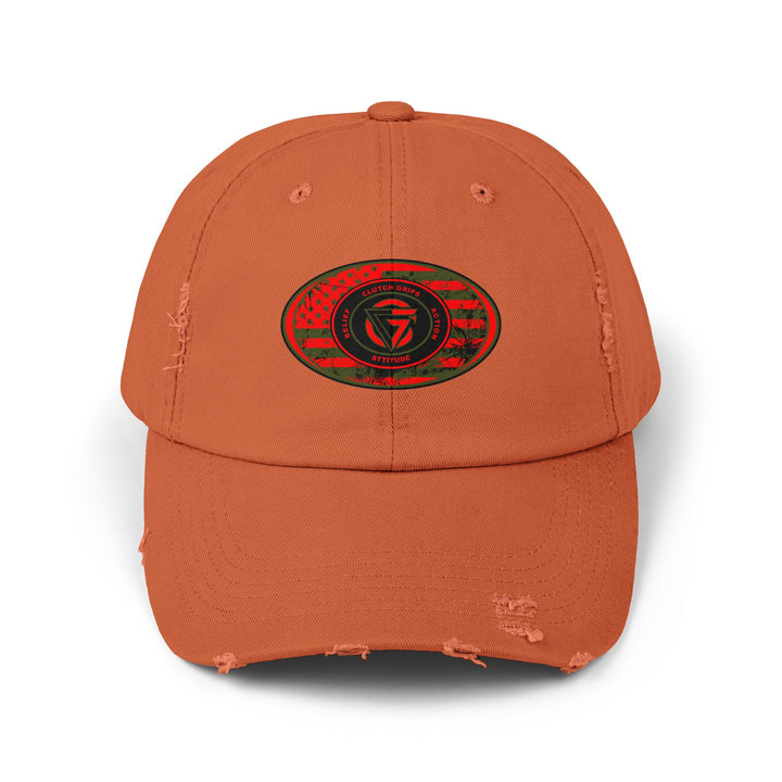 CG RED GREEN OVAL FLAG CAP