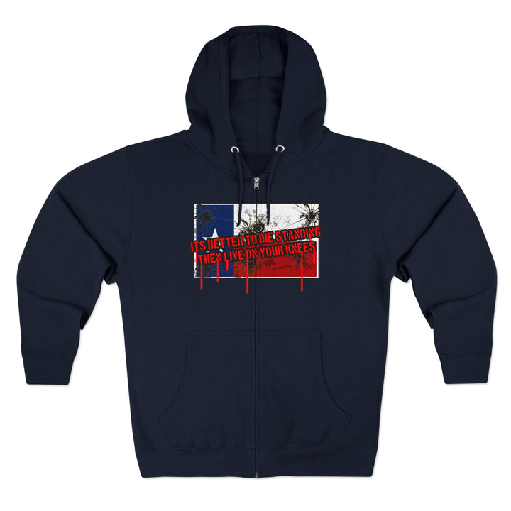 CG ANGRY DOG LONE STAR TEXAS STYLE /LIFT OR DIE ZIP UP
