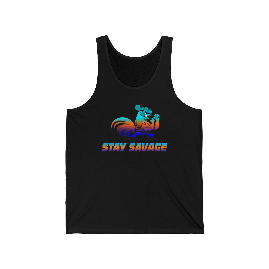 CG ANGRY ROOSTER BLUE ORANGE AQUA  FADE/STAY SAVAGE