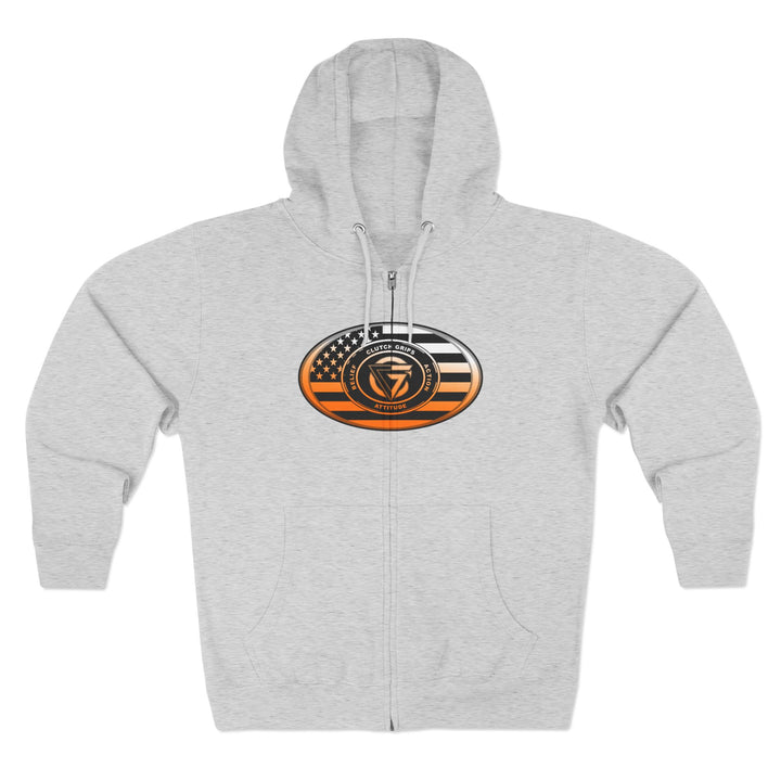 CG LIFT KICK ORANGE WHITE FADE/WELCOME TO THE JUNGLE ZIP UP