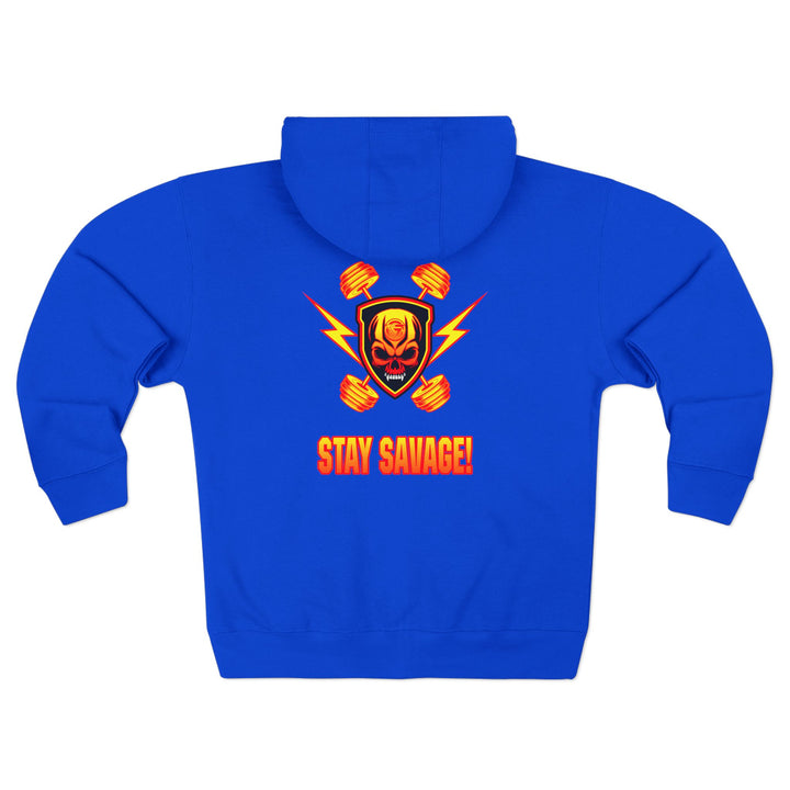 CG DBL SKULL BELL RED GOLD/STAY SAVAGE ZIP UP