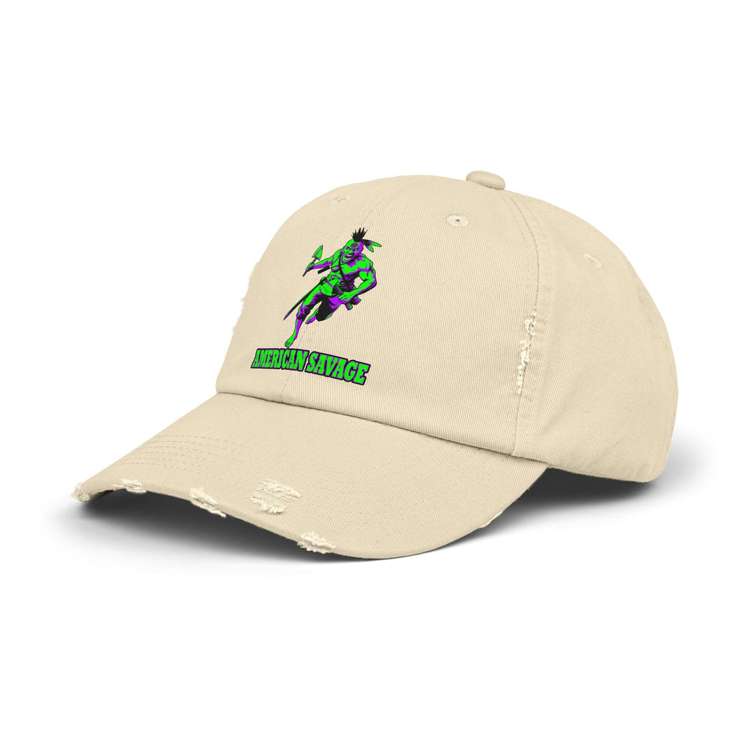 MAC BRAVE PURPLE GREEN /AMERICAN SAVAGE CAP