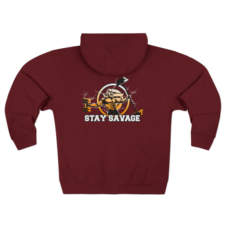 SPARTAN LIFT WHITE ORANGE FADE /STAY SAVAGE ZIP UP