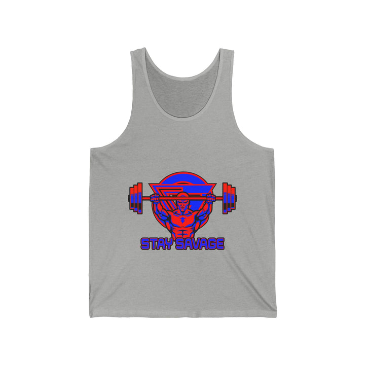 ENTER THE MAC RED BLUE TANK/STAY SAVAGE