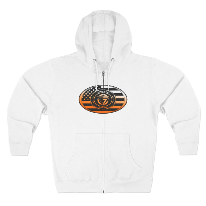 CG LIFT KICK ORANGE WHITE FADE/WELCOME TO THE JUNGLE ZIP UP