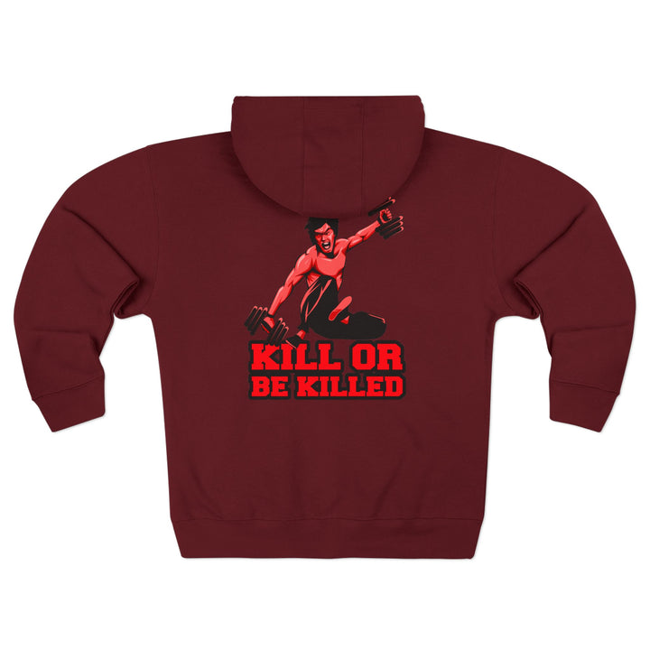 CG LIFT KICK RED /KILL OR BE KILLED ZIP UP