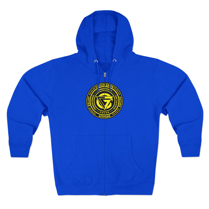 CG EZ RIDER BLACK YELLOW /AMERICAN SAVAGE ZIP UP