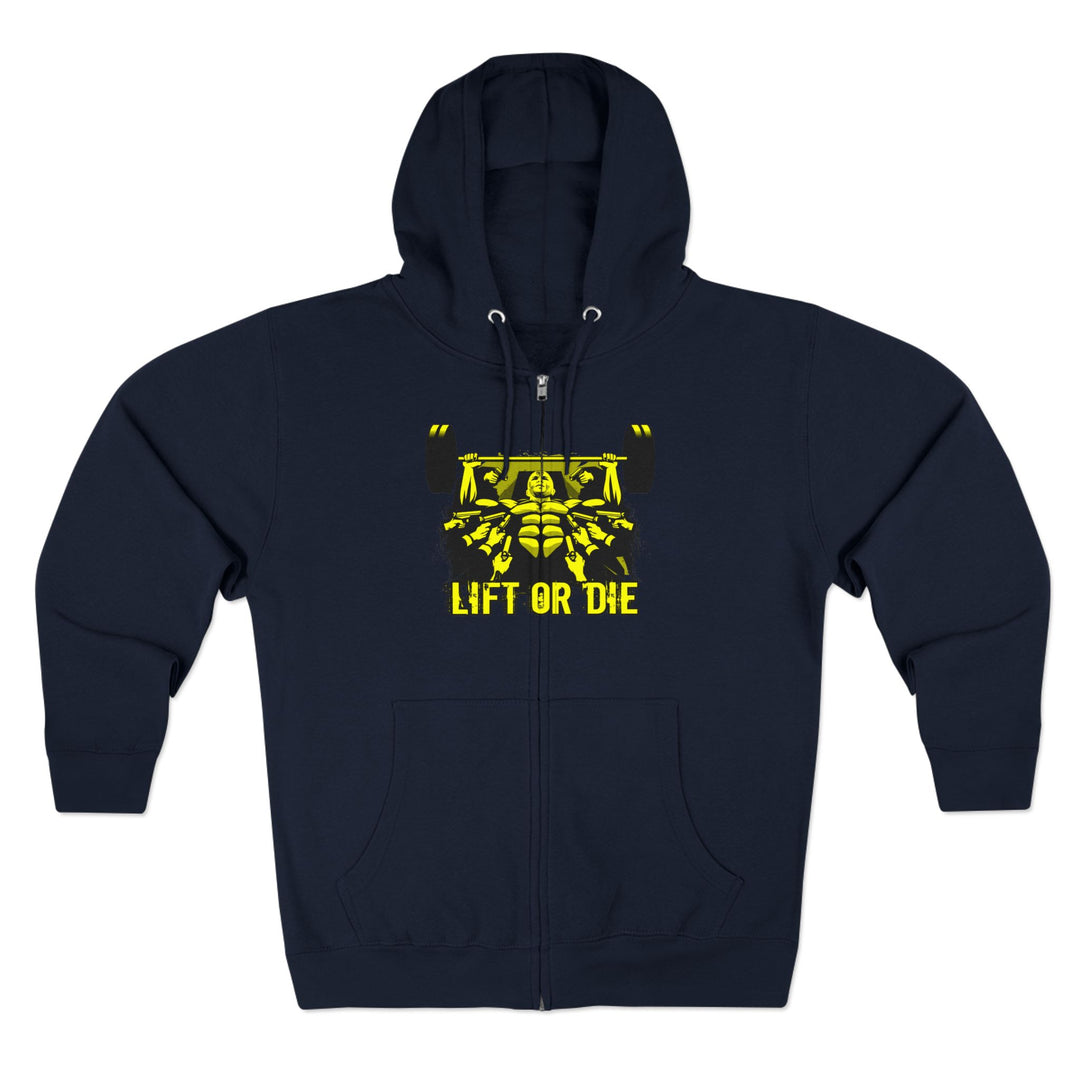 CG FINAL BOSS ON PRE-WORKOUT YELLOW BLACK /LIFT OR DIE ZIP UP