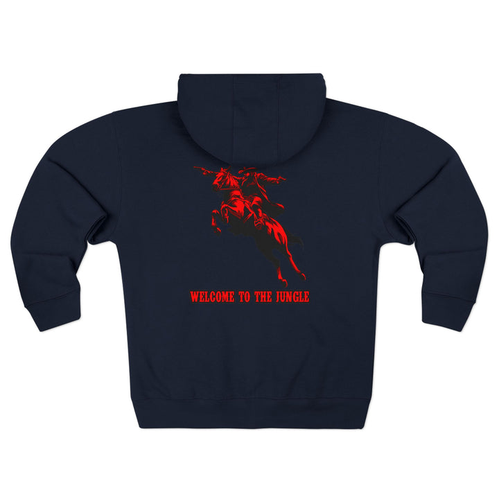 CG OUTLAW RED BLACK /WELCOME TO THE JUNGLE ZIP UP
