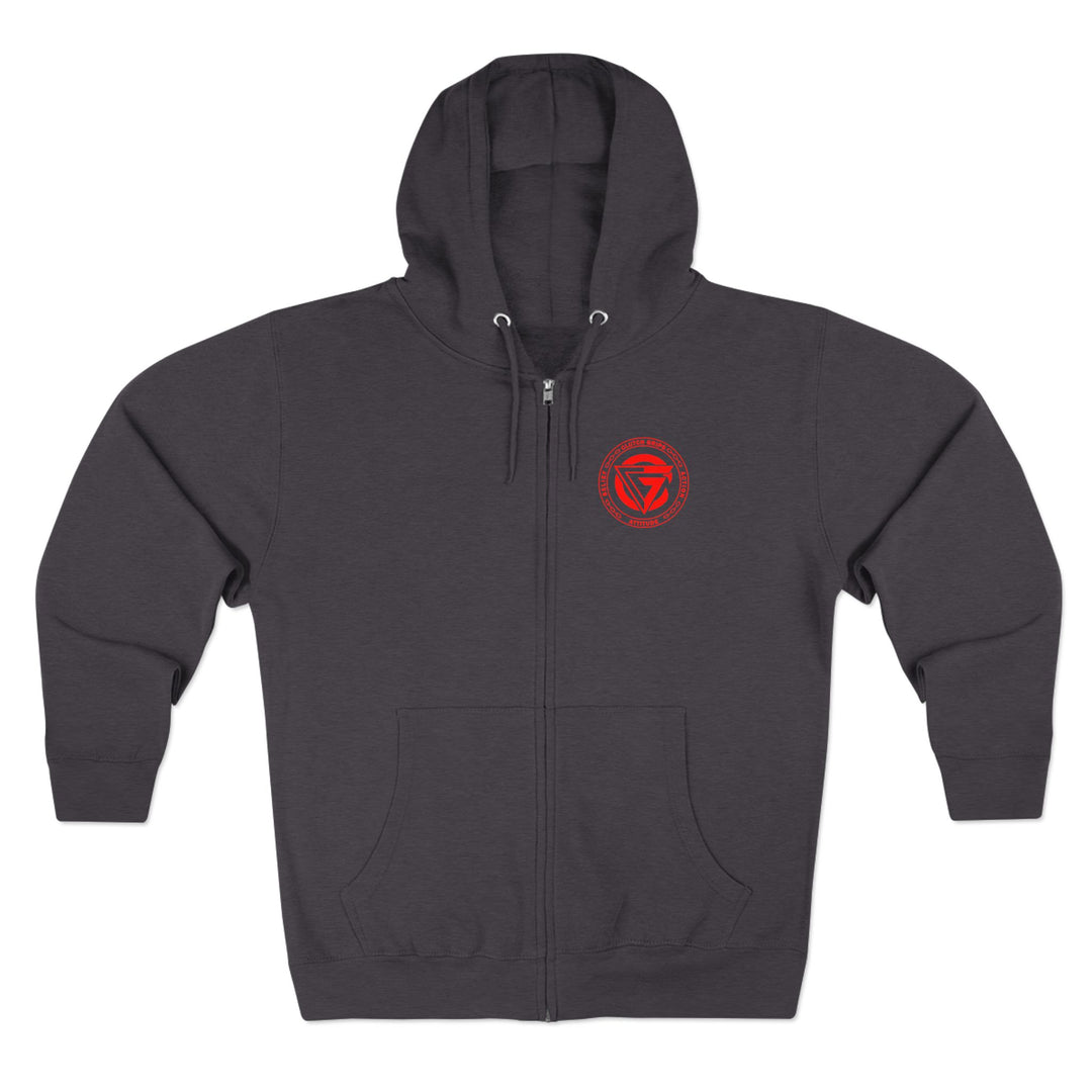 CG LION HEART RED BLACK/STAY HUNGRY ZIP UP