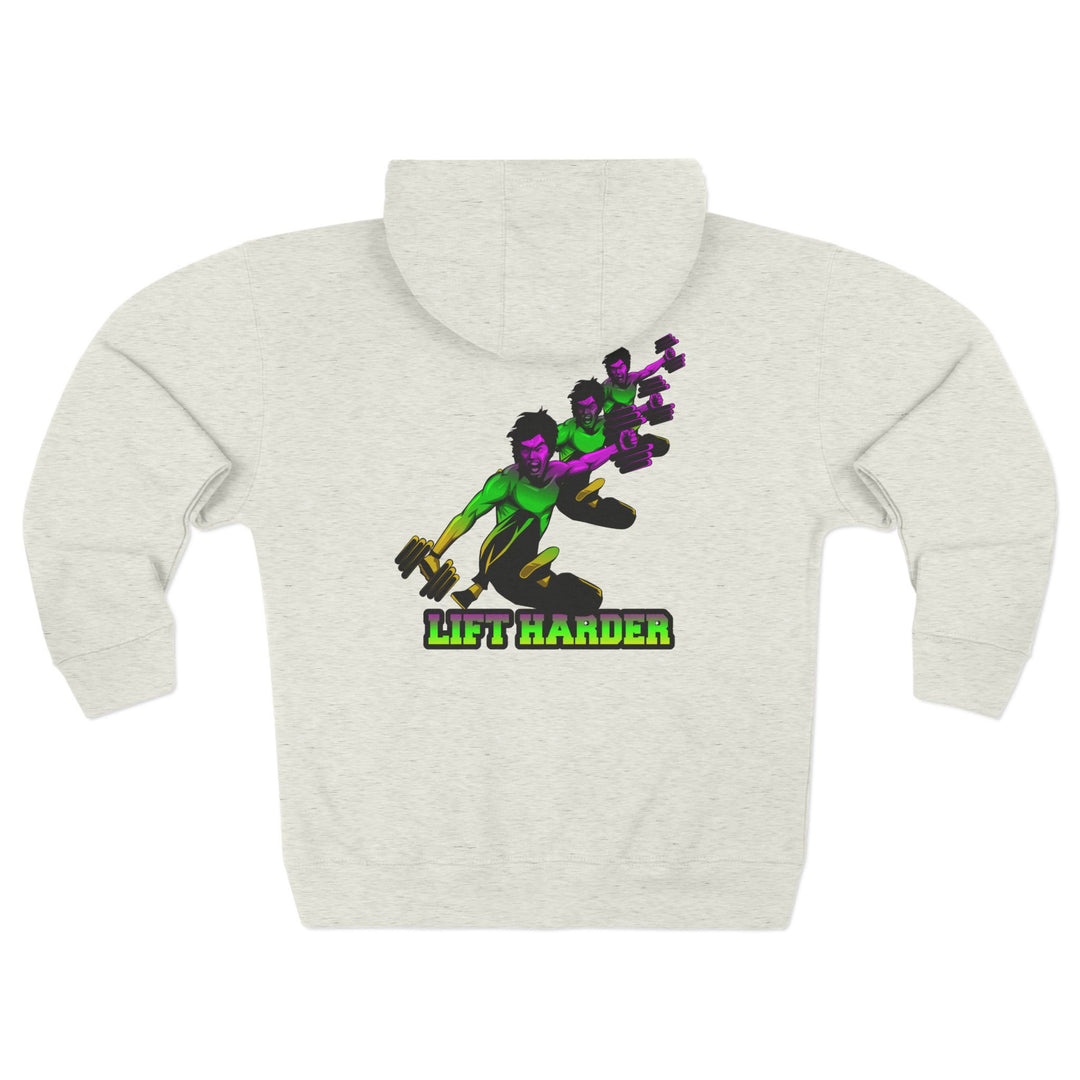CG LIFT KICK YELLOW GREEN PURPLE/LIFT HARDER ZIP UP