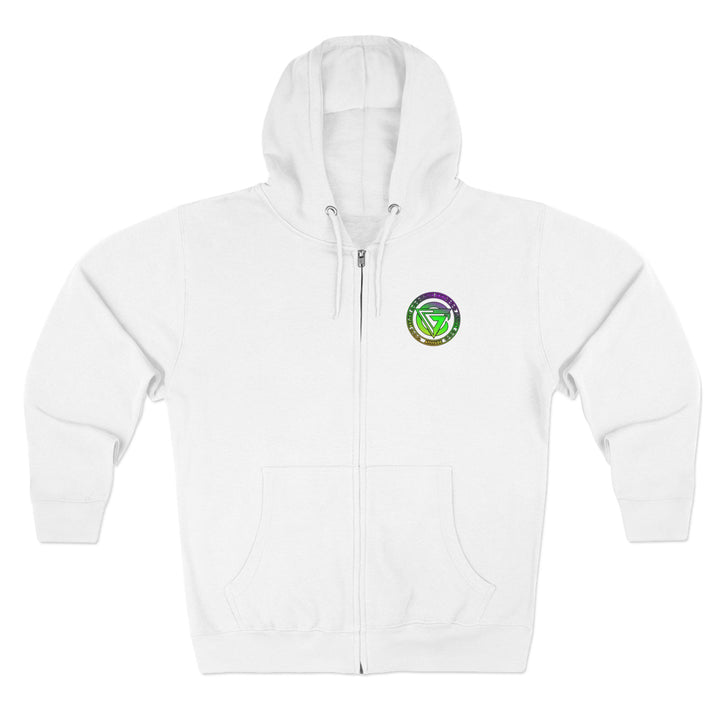 CG GRIP MASTER MAC YELLOW GREEN PURPLE /LIFT OR DIE ZIP UP