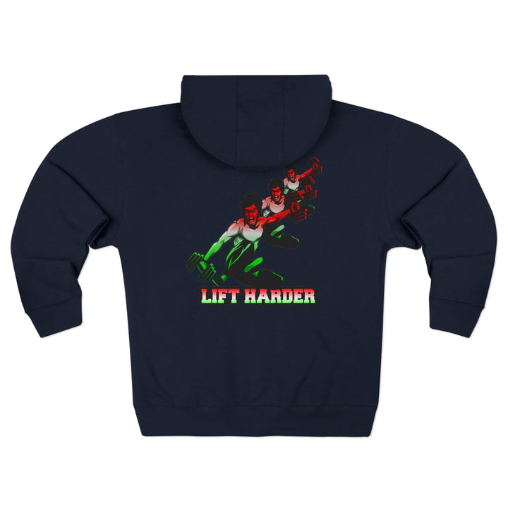 CG LIFT KICK RED WHITE GREEN FADE/LIFT HARDER ZIP UP
