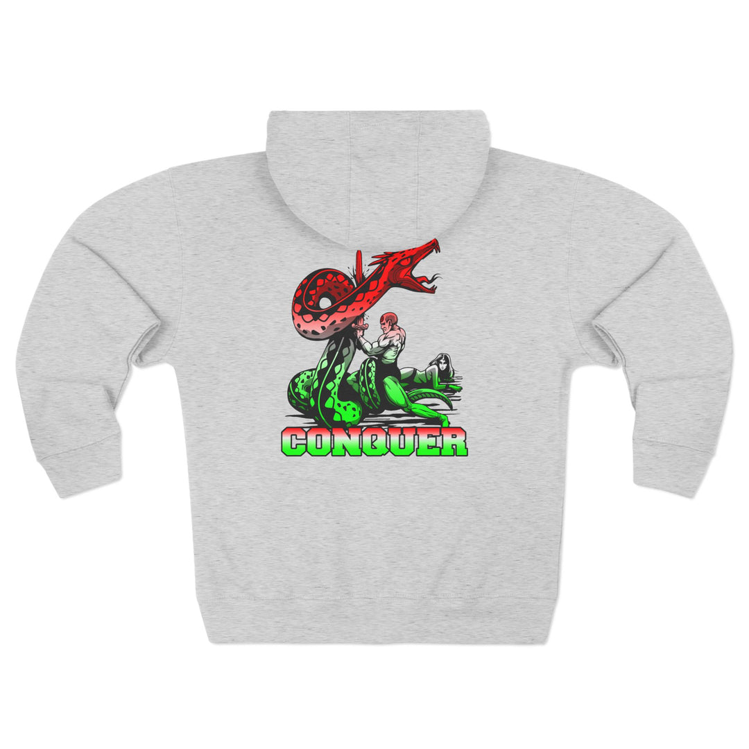 CG SERPENT SLAYER RED WHITE GREEN FADE /CONQUER ZIP UP