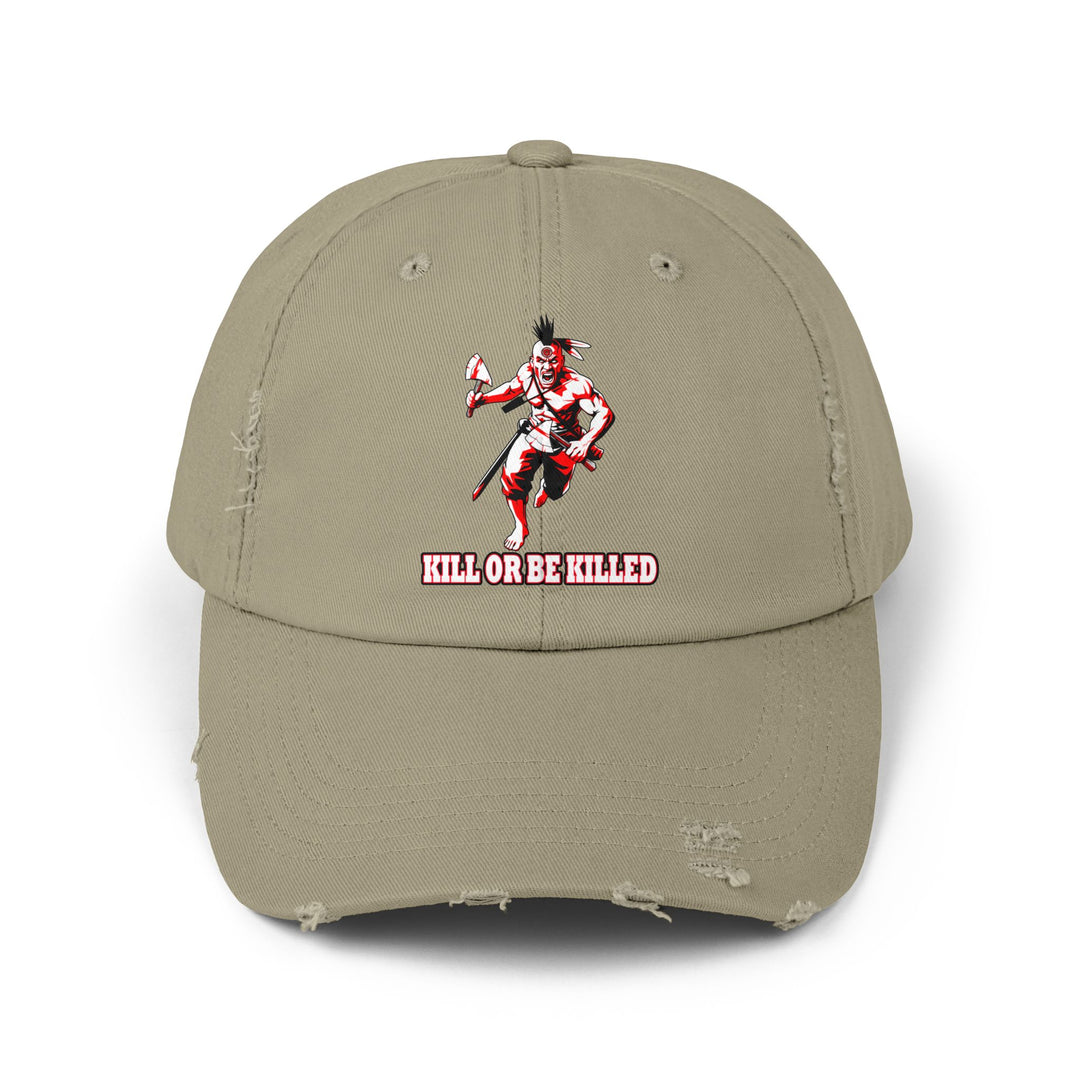 MAC BRAVE RED WHIITE/KILL OR BE KILLED CAP