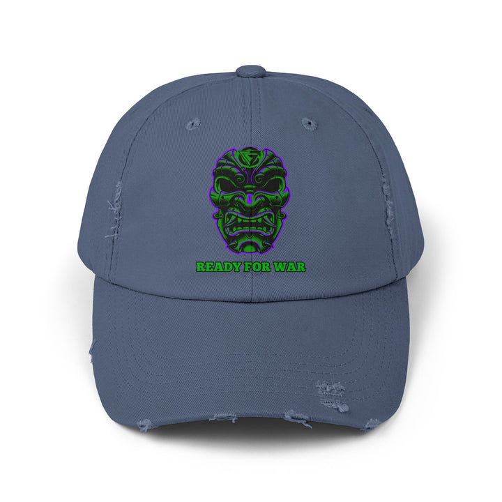 CG SAMURAI MASK PURPLE GREEN /READY FOR WAR CAP