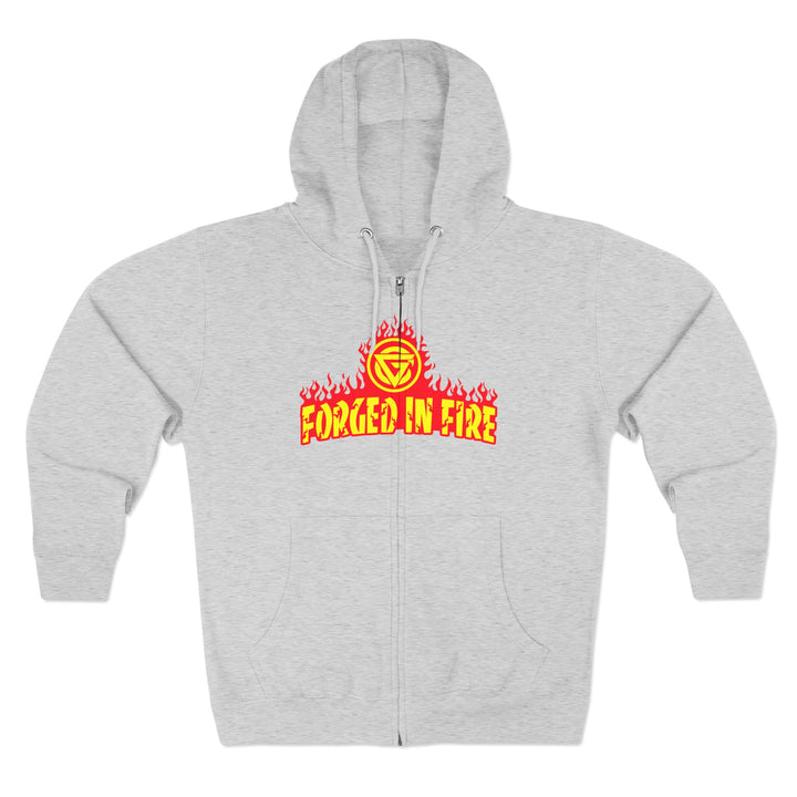 CG DBL SKULL BELL RED GOLD/READY FOR WAR  ZIP UP