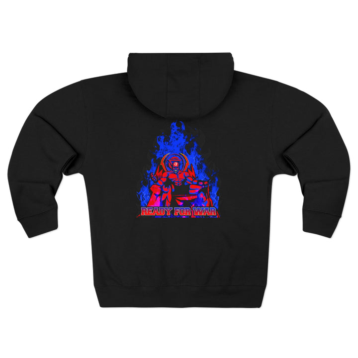 MAC FINAL BOSS RED BLUE /READY FOR WAR ZIP UP