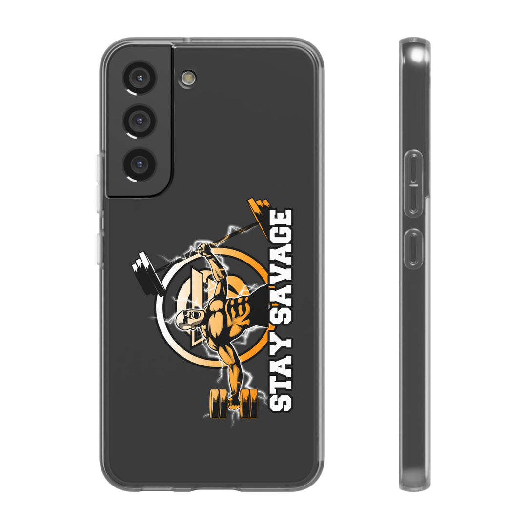 SPARTAN LIFT ORANGE WHITE PHONE CASE/STAY SAVAGE