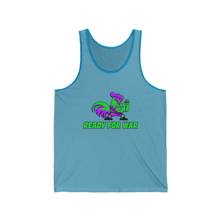 ANGRY ROOSTER PURPLE GREEN/READY FOR WAR
