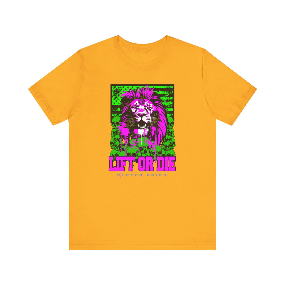 LION HEART PURPLEGREEN/LIFT OR DIE