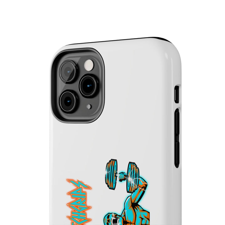 RIDE THE LIGHTNING MIAMI COLORS AQUA ORANGE PHONE CASE/CLUTCHGRIPS