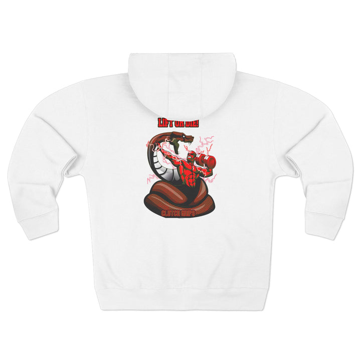 MAC VS SNAKE RED GREEN /LIFT OR DIE ZIP UP