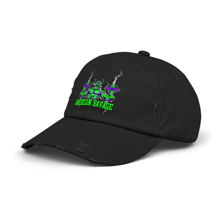 RIDE THE LIGHTNING PURPLE GREEN/AMERICAN SAVAGE CAP