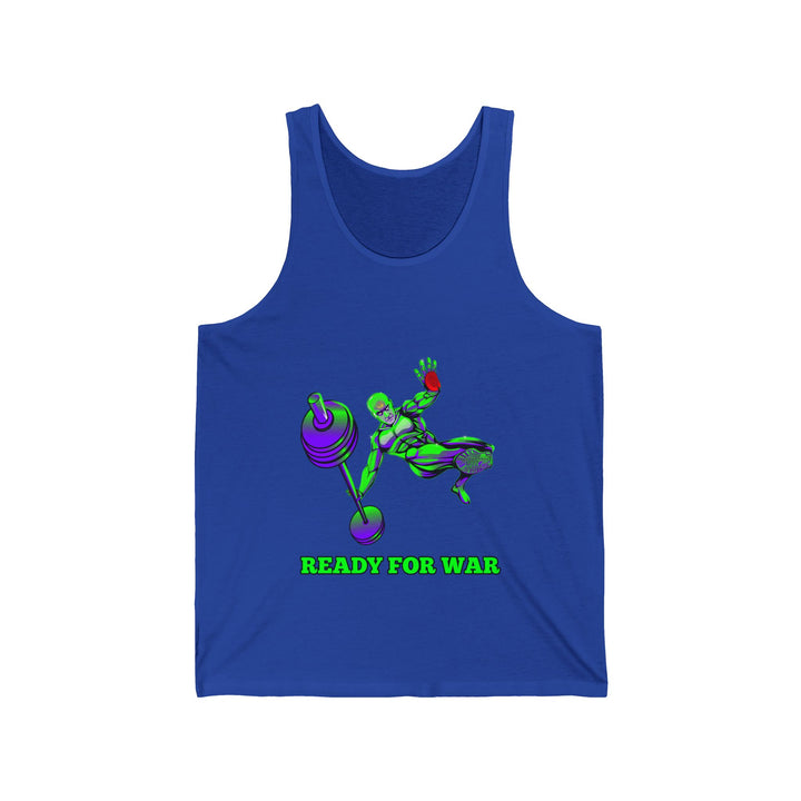 MAC-JUMP PURPLE GREEN TANK/ READY FOR WAR