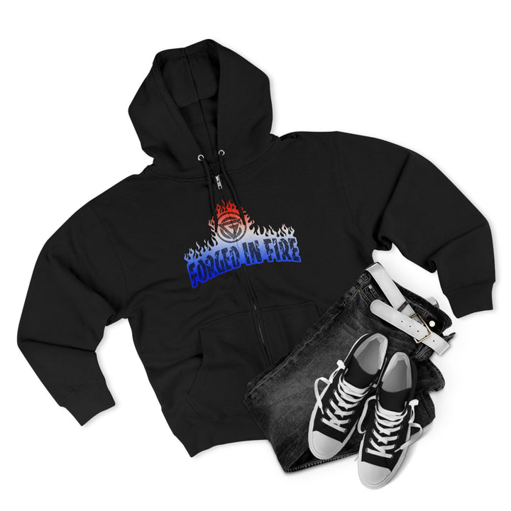 CG A AMERICAN WARRIORS ORANGE WHITE FADE /FREEDOM 1ST ZIP UP