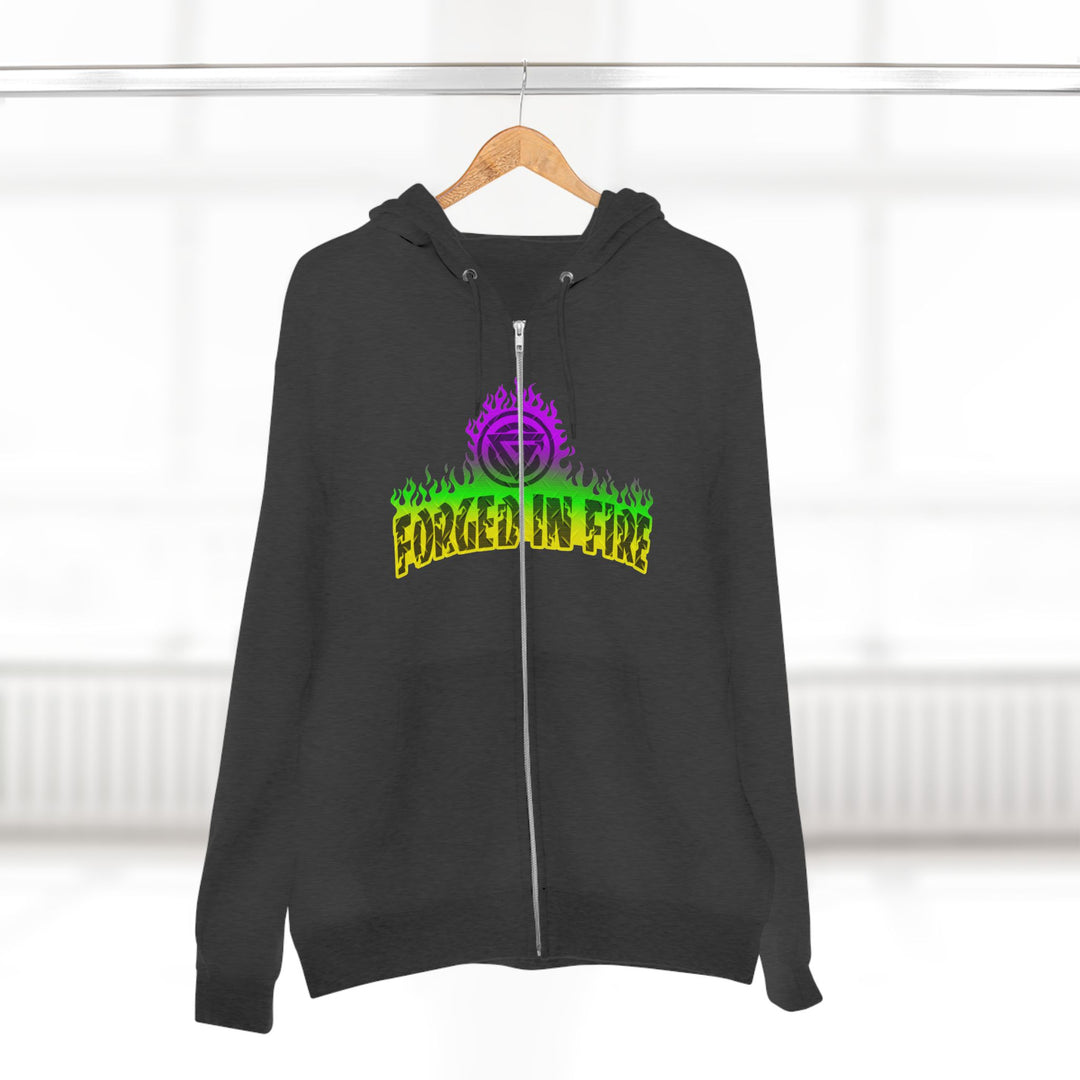 CG LIGHTNING KING YELLOW GREEN PURPLE /STAY SAVAGE ZIP UP