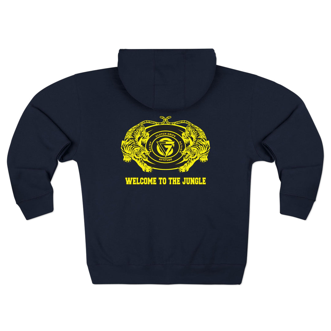 CG TIGER VS TIGER YELLOW BLACK /WELCOME TO THE JUNGLE ZIP UP
