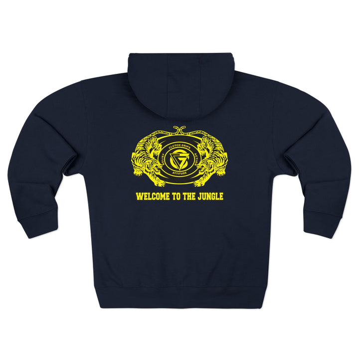 CG TIGER VS TIGER YELLOW BLACK /WELCOME TO THE JUNGLE ZIP UP