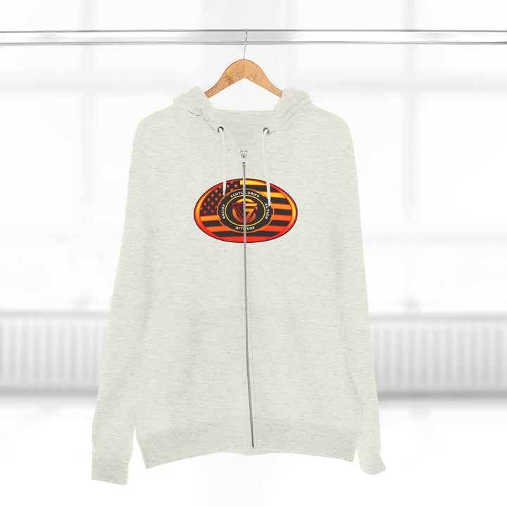 CG TIGER VS TIGER ORANGE RED FADE /CLUTCHGRIPS ZIP UP