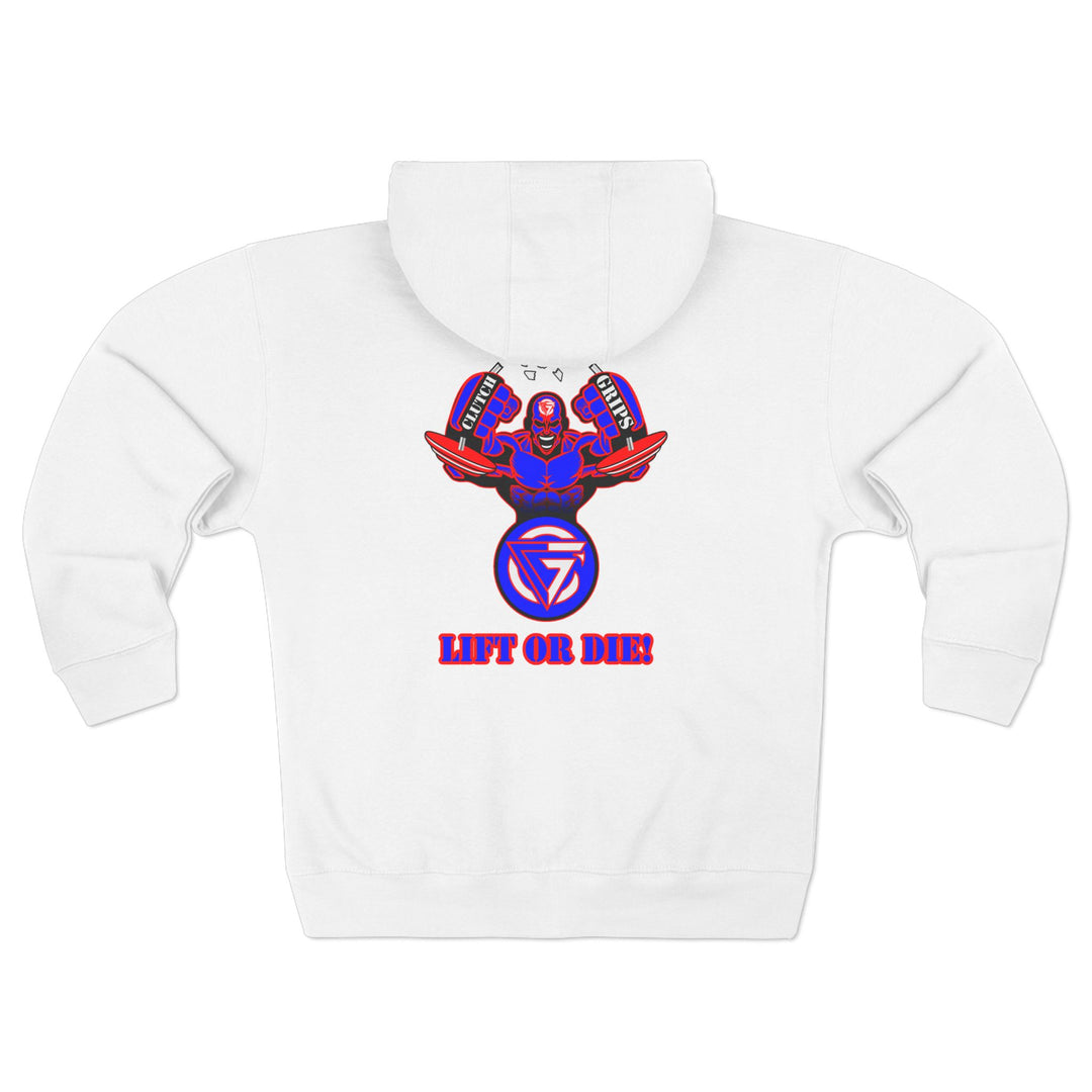 MAC SNAP RED BLUE/LIFT OR DIE ZIP UP