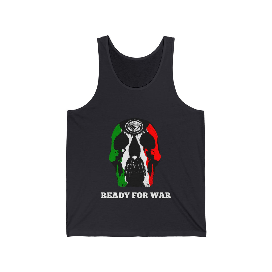 SKULLATOR TANK RED WHITE GREEN/READY FOR WAR