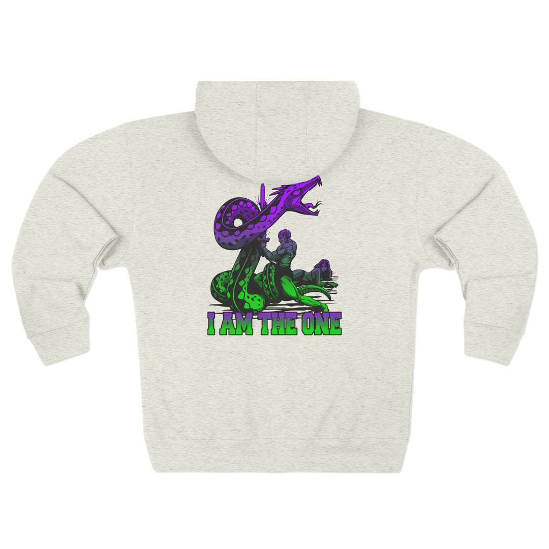 CG SERPENT SLAYER PURPLE GREEN /I AM THE ONE ZIP UP