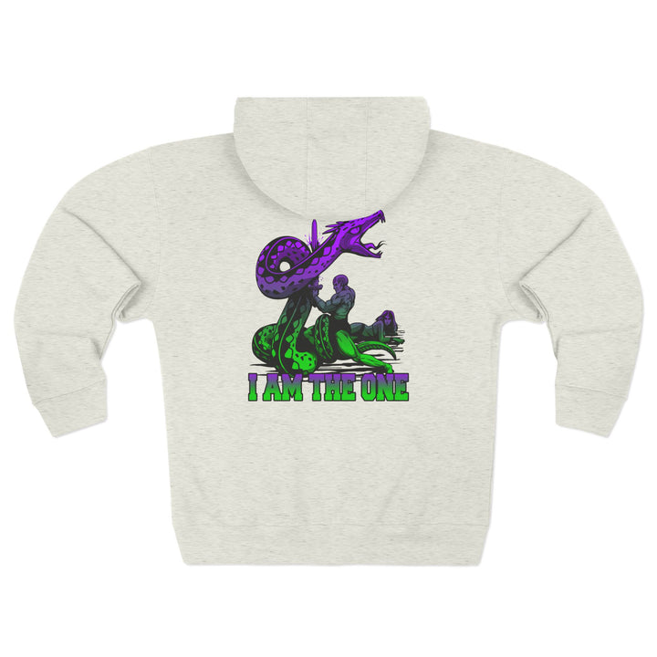 CG SERPENT SLAYER PURPLE GREEN /I AM THE ONE ZIP UP