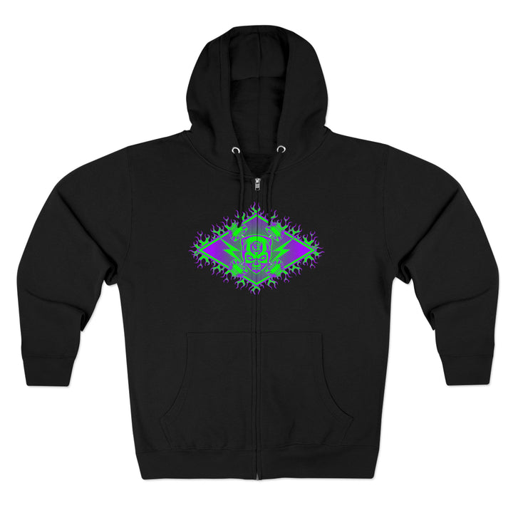 CG SERPENT SLAYER PURPLE GREEN /READY FOR WAR ZIP UP