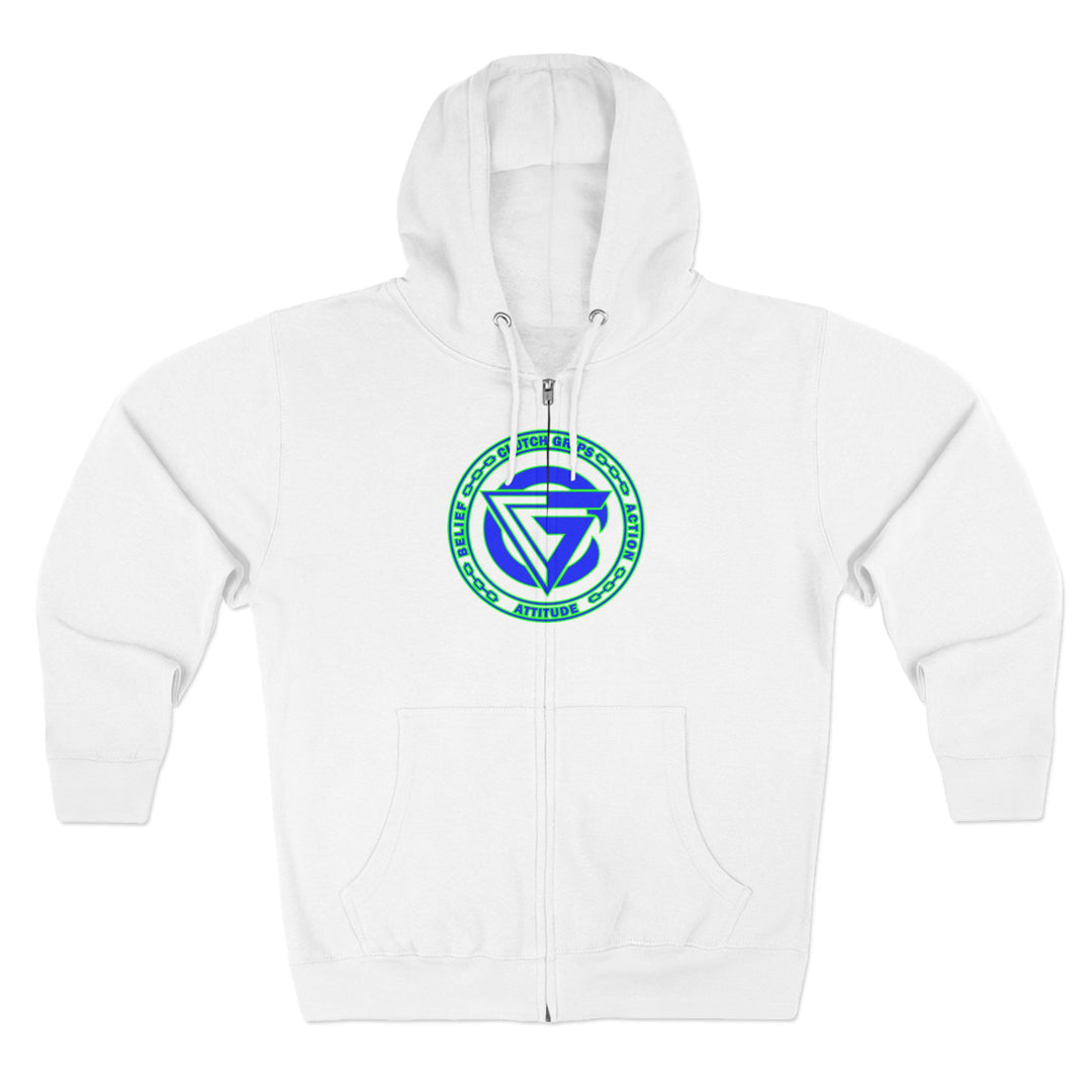 CG SKULLATOR BLUE GREEN /CLUTCHGRIPS ZIP UP